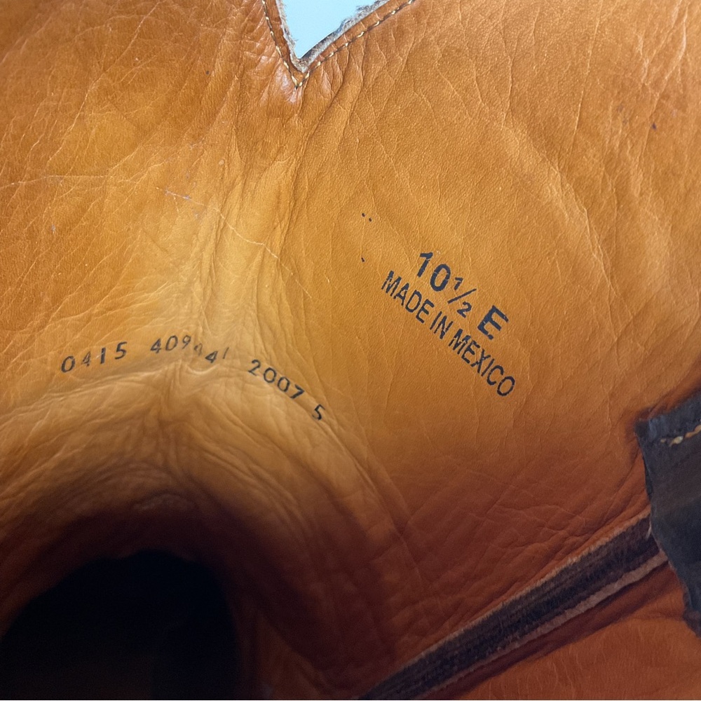 Alvies Rickshaw Stingray Cowboy Boots 10.5 E Exotic - Picture 8 of 16